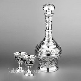 Набор для крепких напитков из серебра - вс029