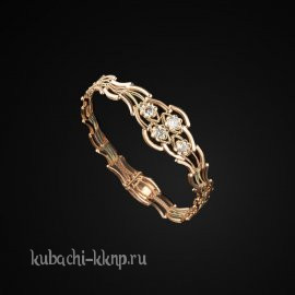 Золотой оригинальный браслет 