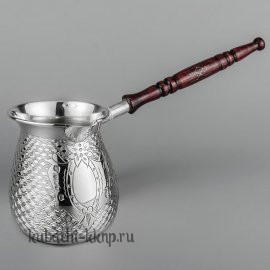 Серебряная джезва( турка) «Сетка» - т030