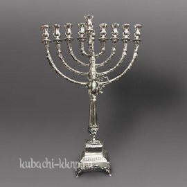 Литой оригинальный серебряный подсвечник - пдс03