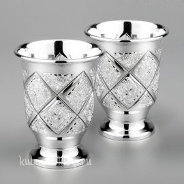 Набор стопок из серебра на двоих 
