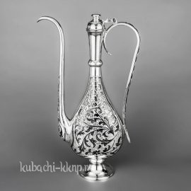 Серебряный графин как торжественный подарок на свадьбу - гр040