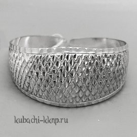 Серебряный браслет без чернения 