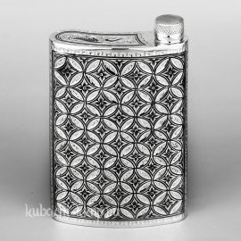 Серебряная фляга «Симфония» - фл084