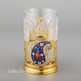 Подстаканник с позолотой «Азербайджан» - пд065