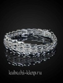 Серебряный браслет на женскую руку Елочка - бр1021