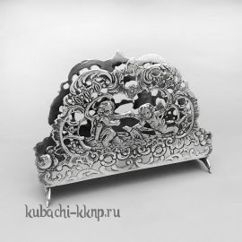 Серебряная салфетница 