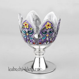 Пашотница из серебра с эмалью - ПШ032