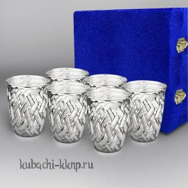 Набор из двух серебряных стаканов 