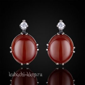 Серьги из серебра 