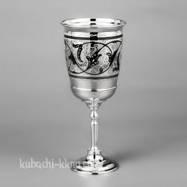 Солидный серебряный фужер, возможно подарок руководителю - ф066