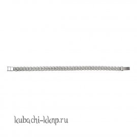 Серебряный мягкий браслет на руку - Б0007