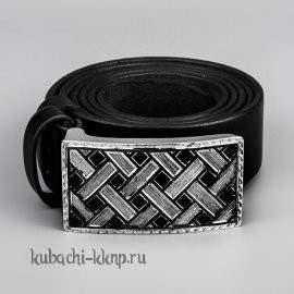 Серебряная пряжка (ремень) - рм35