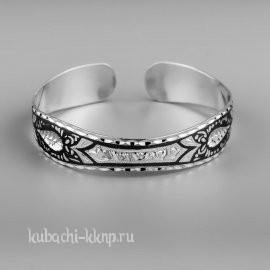 Серебряный тонкий женский браслет - БР150