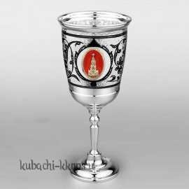 Кубок из серебра на высокой ножке «Кремлевский» - ф0013