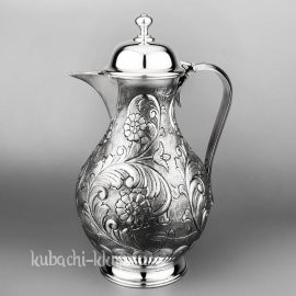 Серебряный кувшин «Расписной» - кв08
