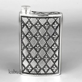 Серебряная фляжка - фл047