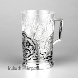 Серебряный подстаканик - пд056