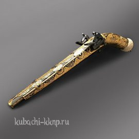 Серебряный пистолет (ДЕКОРАТИВНЫЙ) - пс01