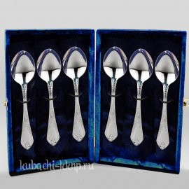 Набор серебряных столовых ложек 