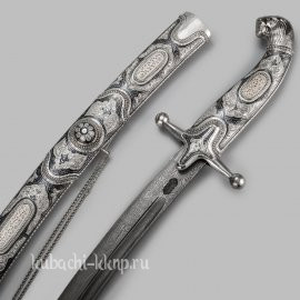 Авторская серебряная сабля ручной работы 