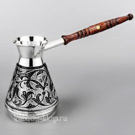 Серебряная турка для кофе - Т037