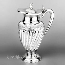 Серебряный Кубачинский кувшин для воды - кв00031