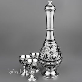 Водочный набор из серебра 