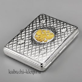 Серебряный портсигар 