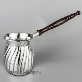 Серебряная джезва( турка) «Волна» - т028