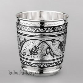 Строгий серебряный стакан - СТ29