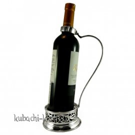Серебряная подставка под бутылку - пдст0015
