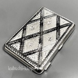 Серебряный портсигар 