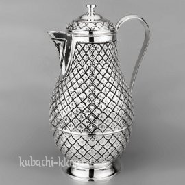 Серебряный кувшин «Чешуя» - кв135