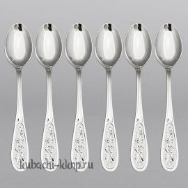 Набор классических серебряных ложек - л00078-6