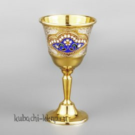 Рюмка с позолотой - р043