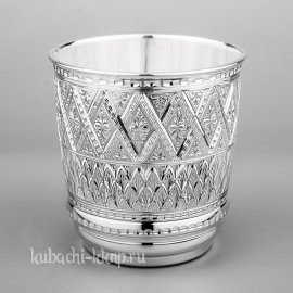 Серебряный стакан «999» - ст095