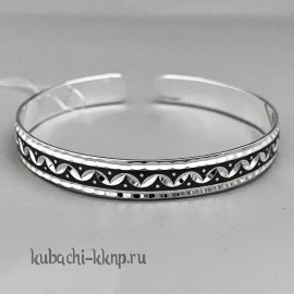 Женский нежный серебряный браслет 