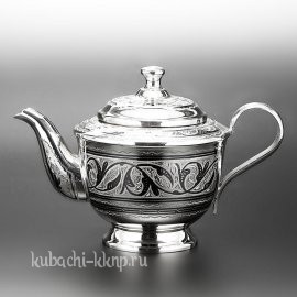 Серебряный заварочный чайник - чн0001