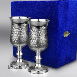 Набор серебряных фужеров для вина 