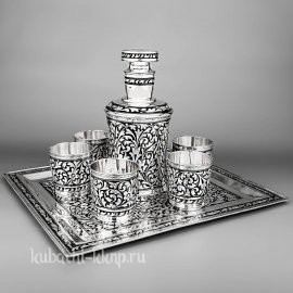 Набор для виски из серебра - вс006