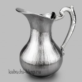 Большой серебряный кувшин без крышки 