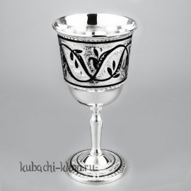 Серебряный фужер для вина 