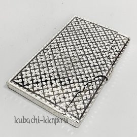 Серебряная визитница  