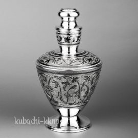 Штоф для виски или водки из серебра, 820 мл - гр008