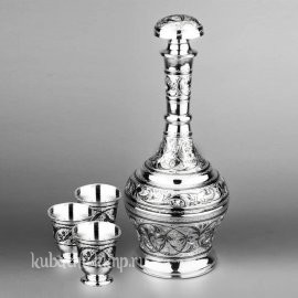 Серебряный набор для виски или коньяка 
