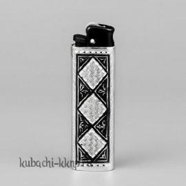 Зажигалка из серебра - заж05