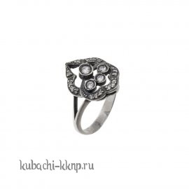 Романтическое серебряное кольцо - Ag-к90