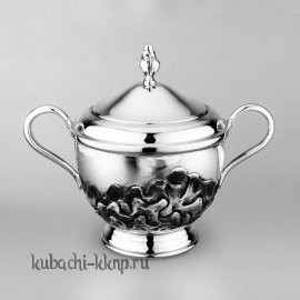 Серебряная сахарница 
