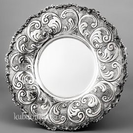 Серебряная тарелка - трк07